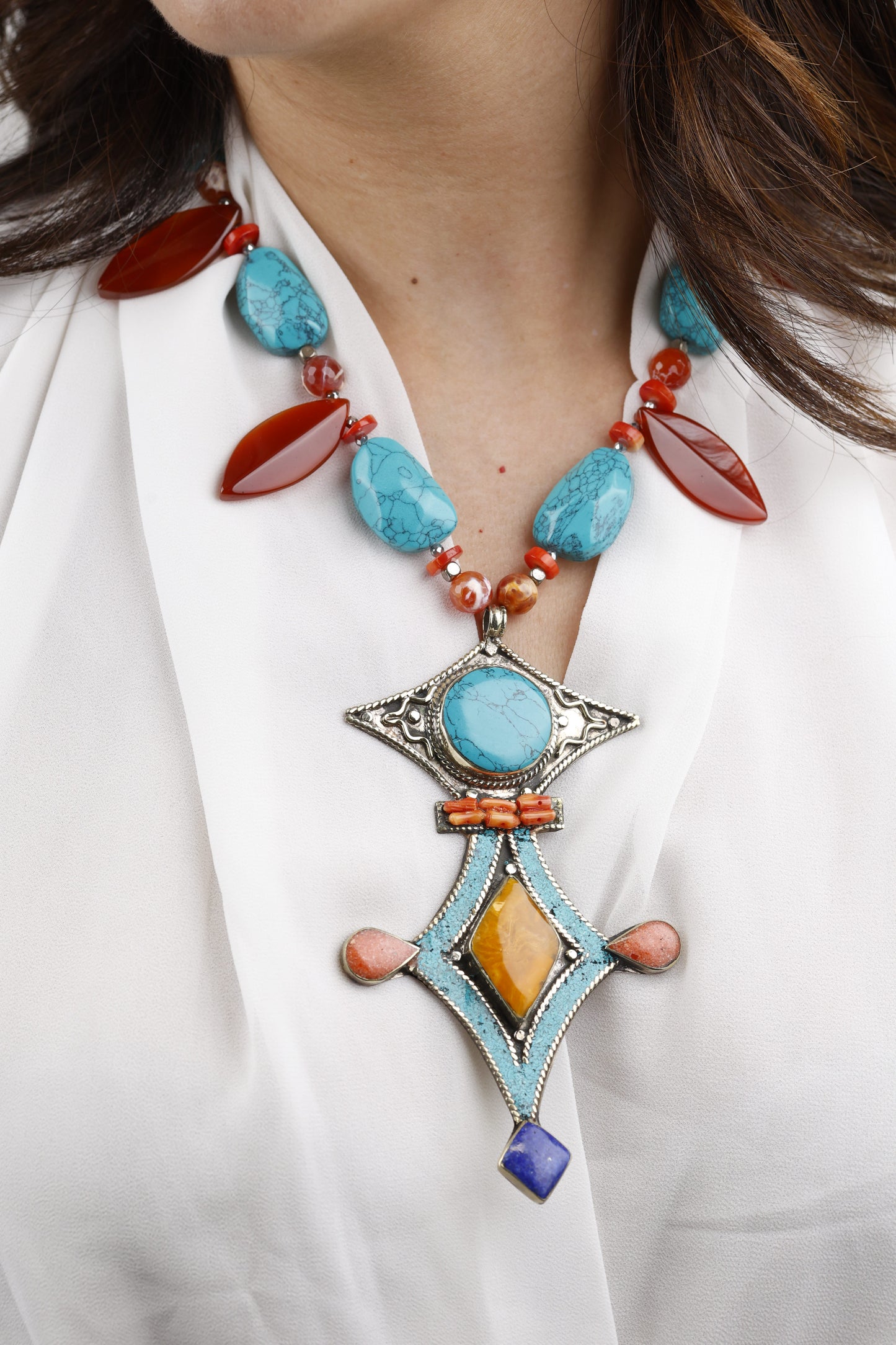 ✨ Collana “Armonia della Terra”. Pezzo unico.💎