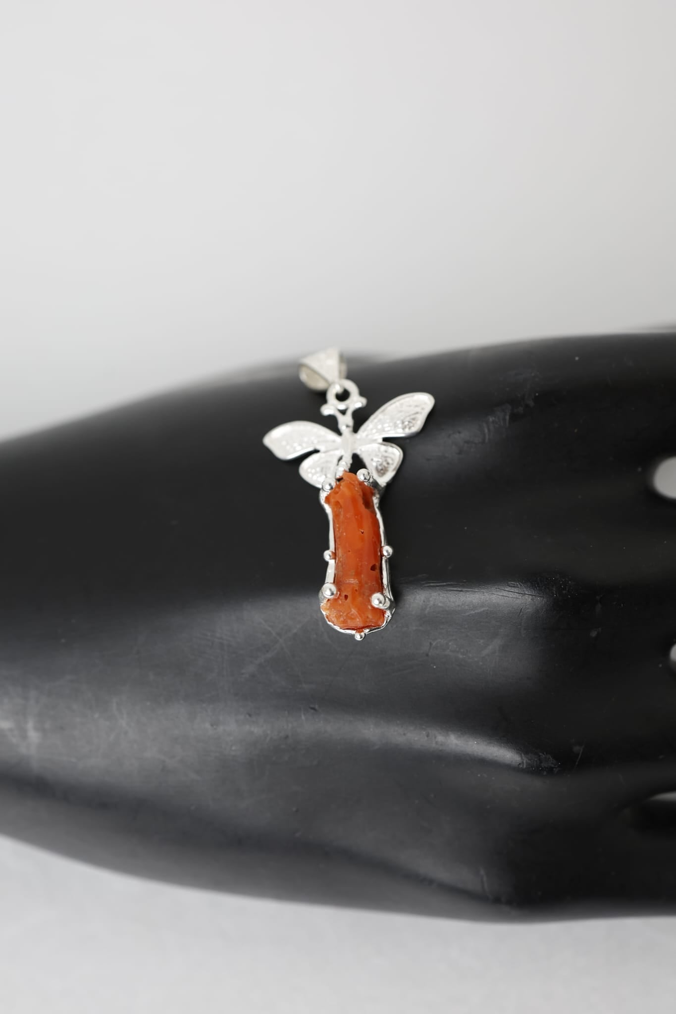 ✨ Pendente “Ali di Corallo” – Corallo Torre del Greco. Pezzo unico. 💎