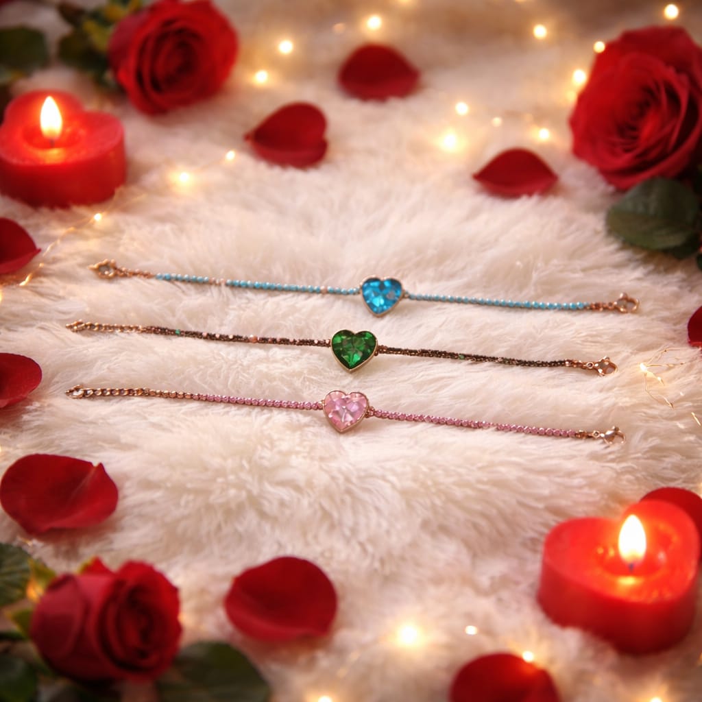 Bracciale Cuore Strass