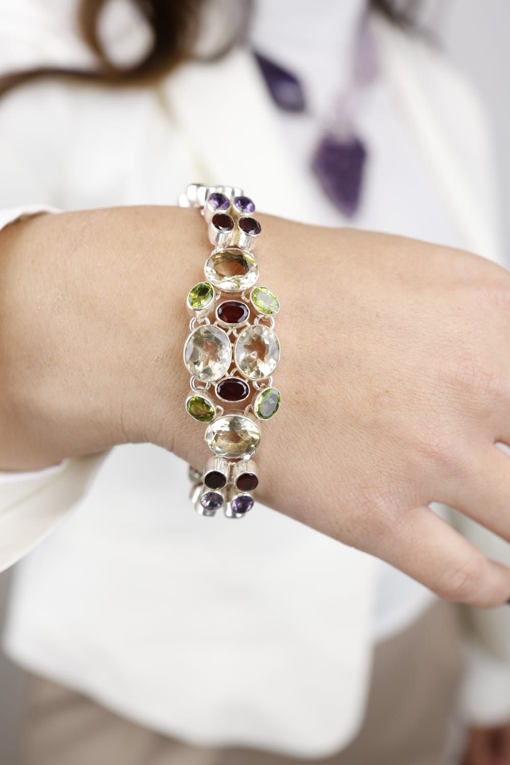 ✨ Bracciale “Mosaico di Luce”. Pezzo unico. 💎