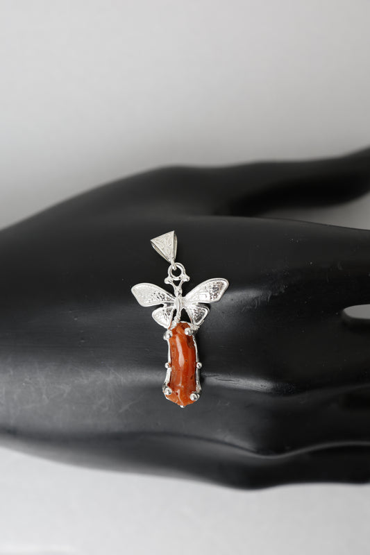 ✨ Pendente “Ali di Corallo” – Corallo Torre del Greco. Pezzo unico. 💎