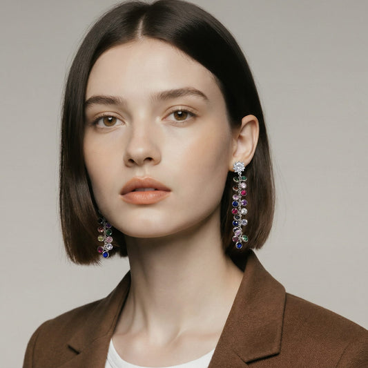 Arcobaleno di Luce - Zirconi Multicolor | Pezzo Unico