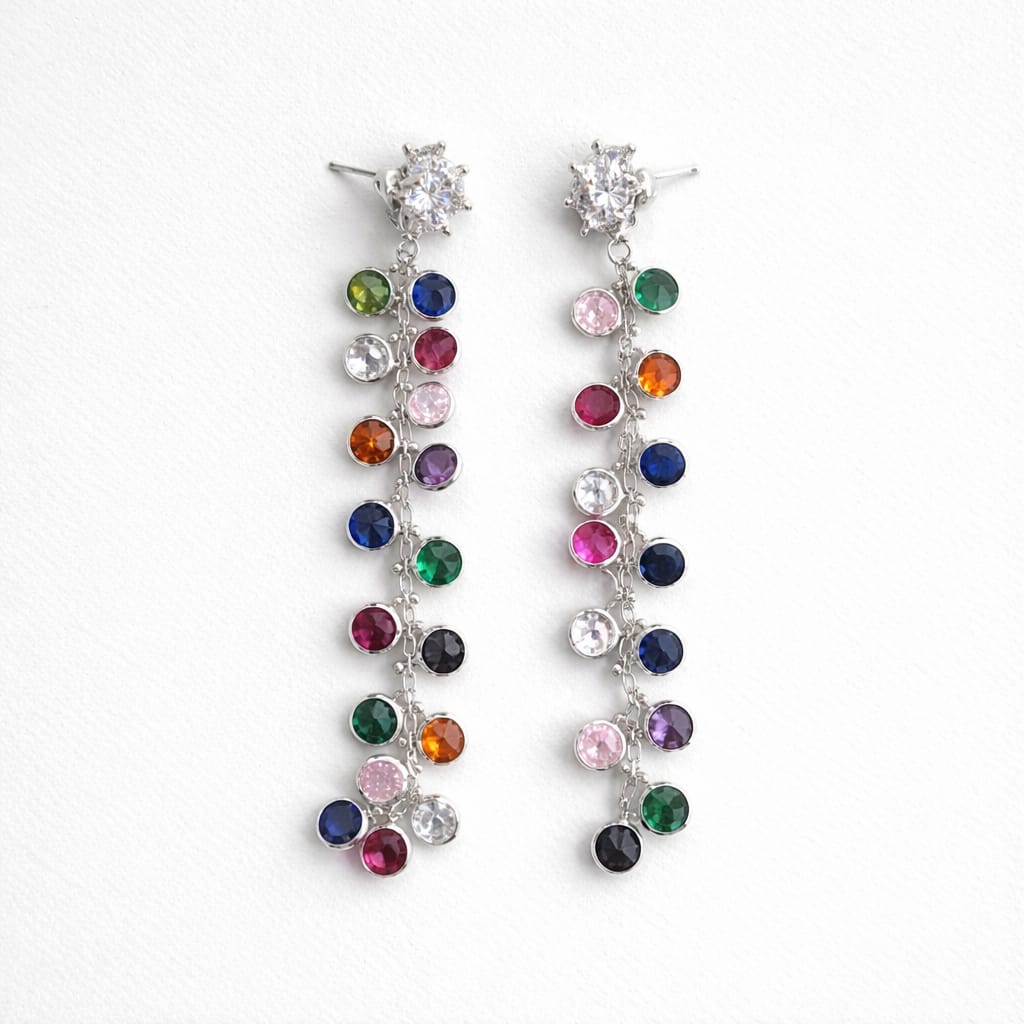 Arcobaleno di Luce - Zirconi Multicolor | Pezzo Unico