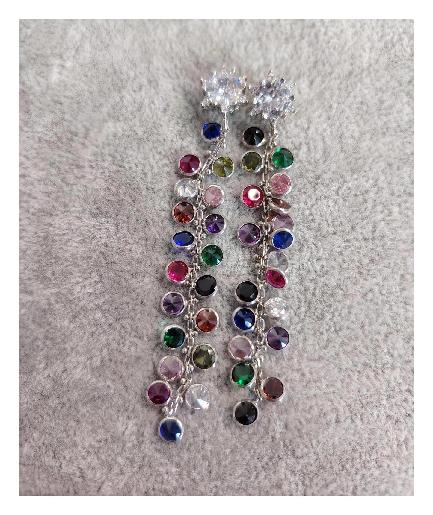 Arcobaleno di Luce - Zirconi Multicolor | Pezzo Unico