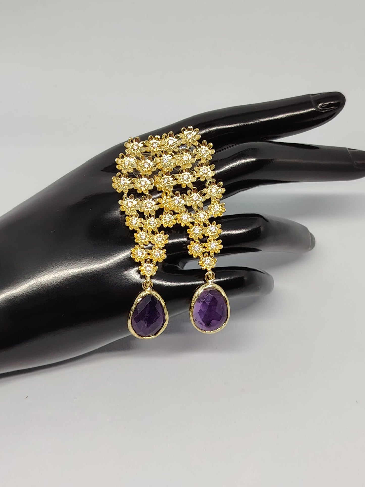 ✨ Orecchini “Gocce d’Ametista”. Pezzo unico. 💎