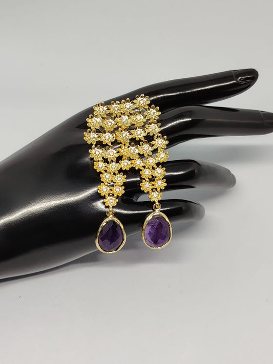 ✨ Orecchini “Gocce d’Ametista”. Pezzo unico. 💎