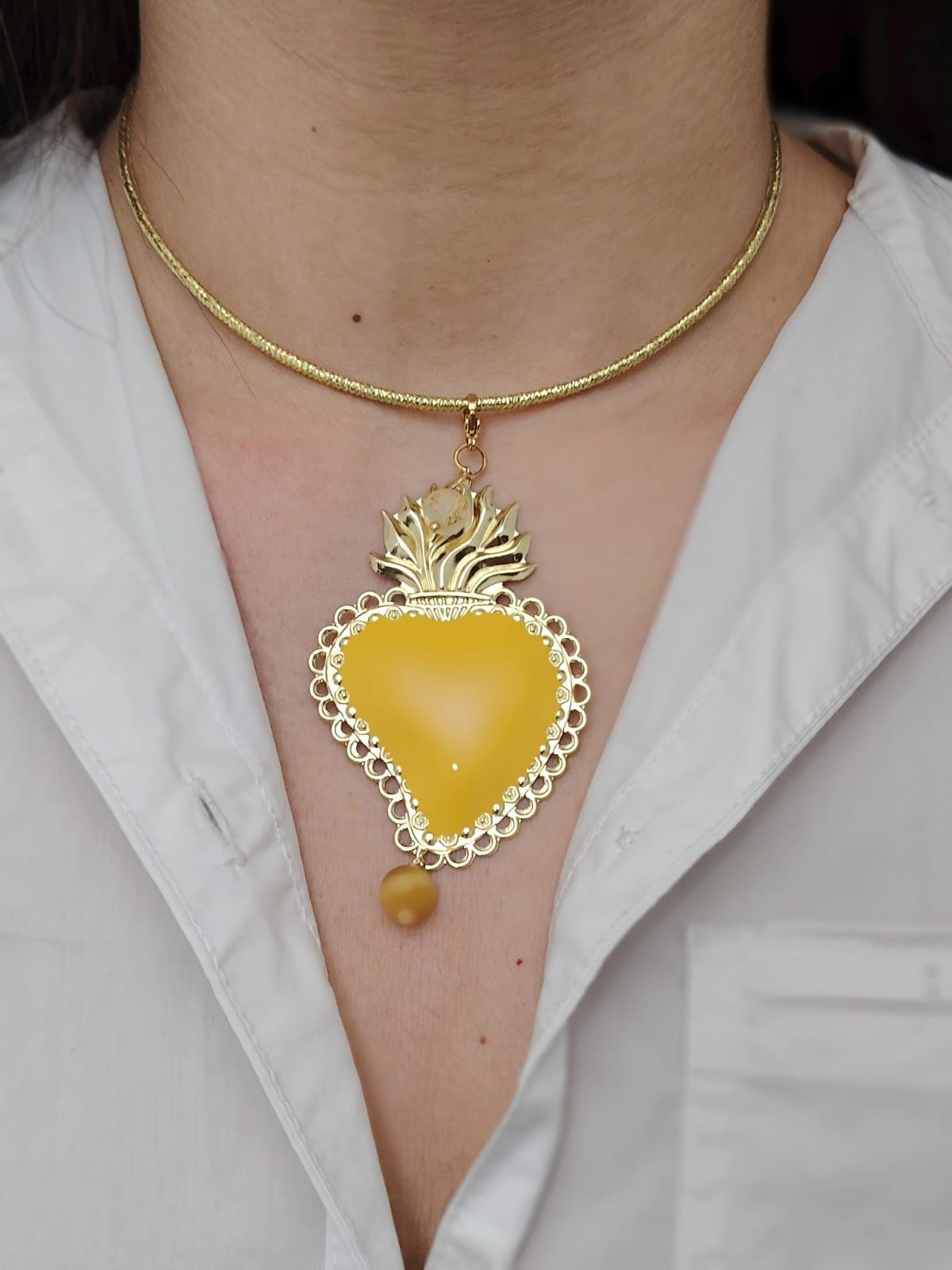 Cuore di Luce Eternity Quarzo Citrino | Firmato Lory