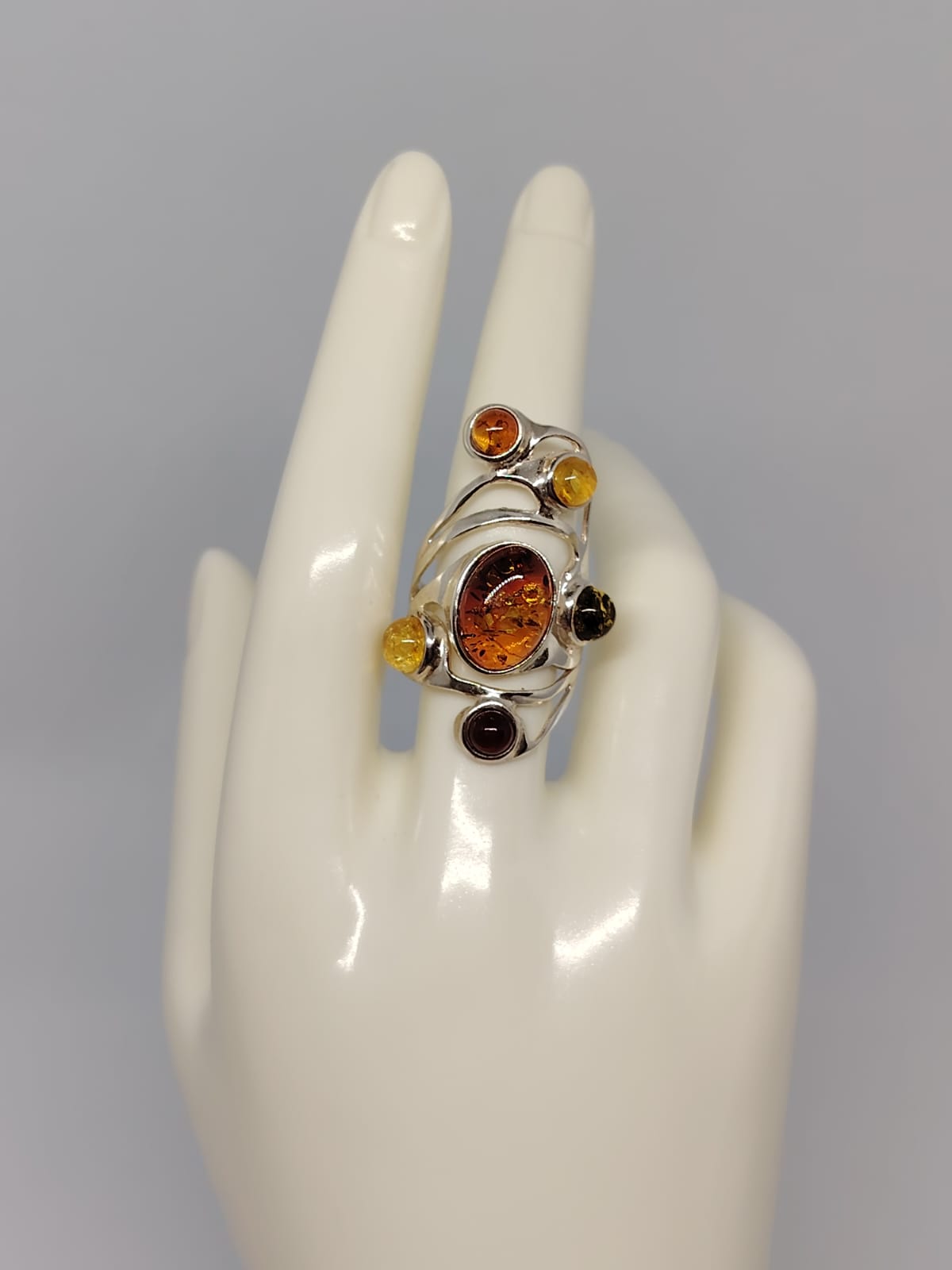 ✨ Anello “Mosaico d’Ambra”. Pezzo unico.💎