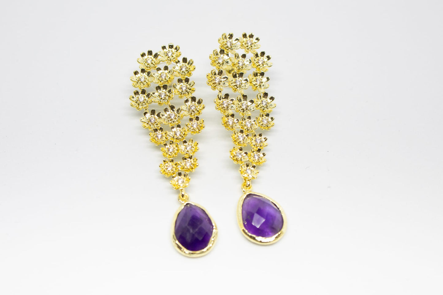 ✨ Orecchini “Gocce d’Ametista”. Pezzo unico. 💎