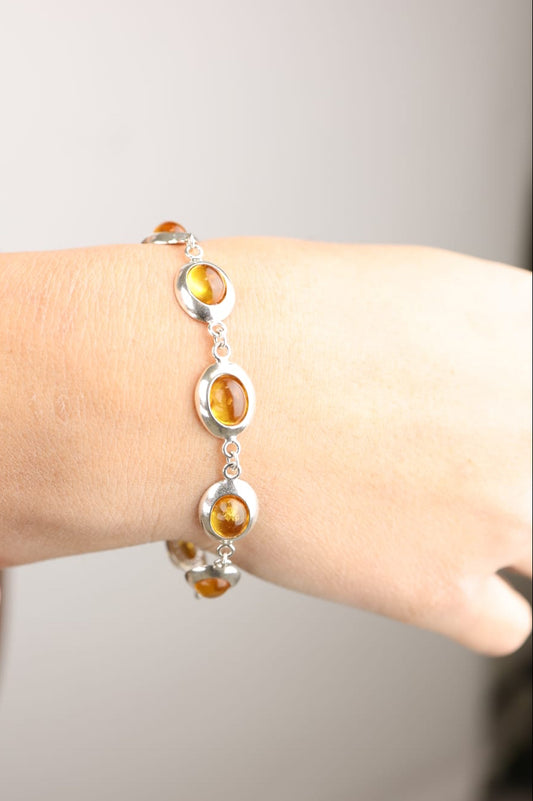 ✨ Bracciale “Sole del Nord” – Ambra Baltica. Pezzo unico. 💎