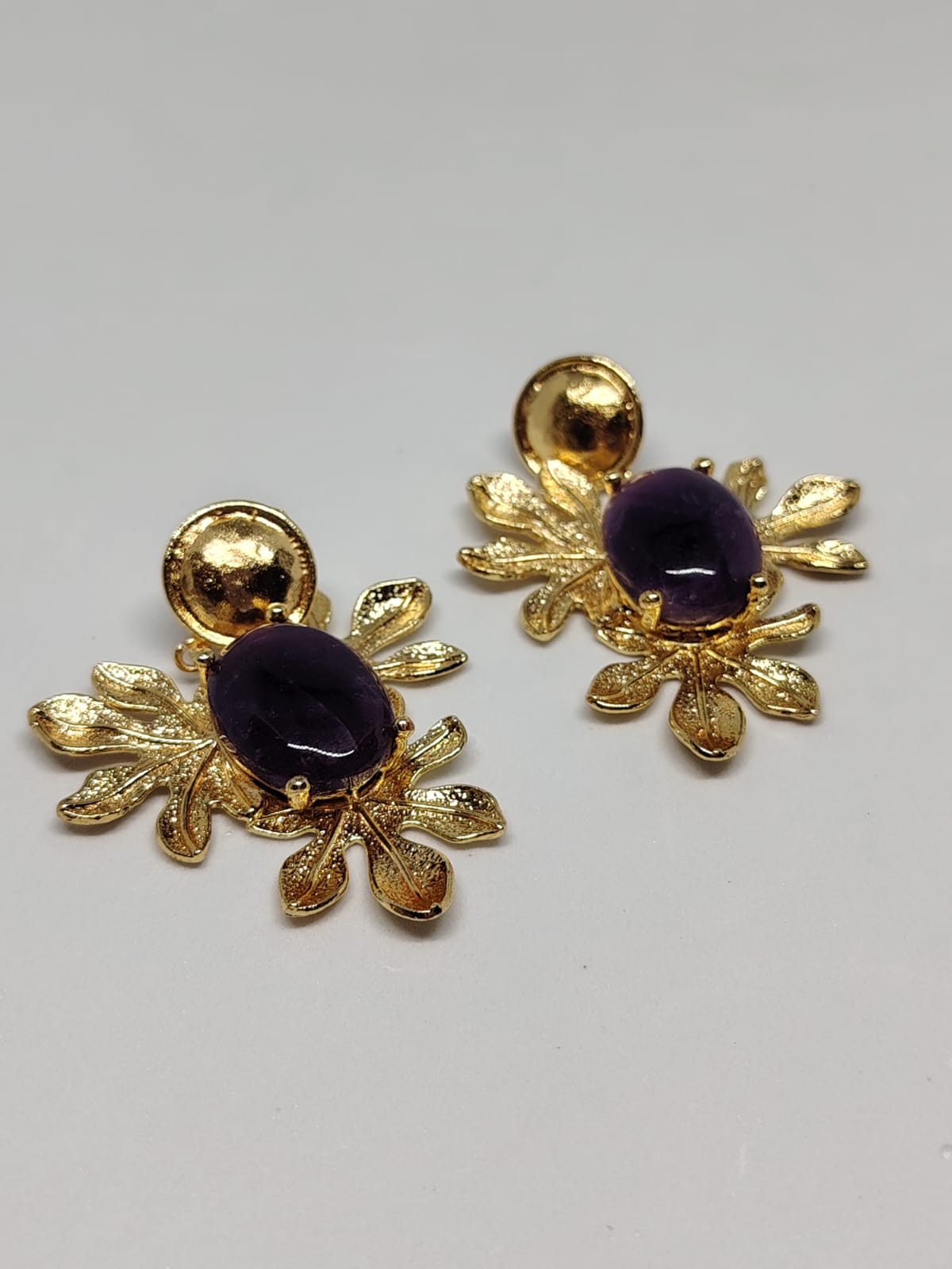 ✨ Orecchini “Ametista Dorata”. Pezzo unico. 💎