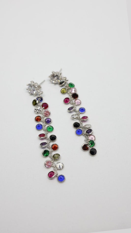 ✨ Orecchini “Arcobaleno di Luce”. Pezzo unico.💎