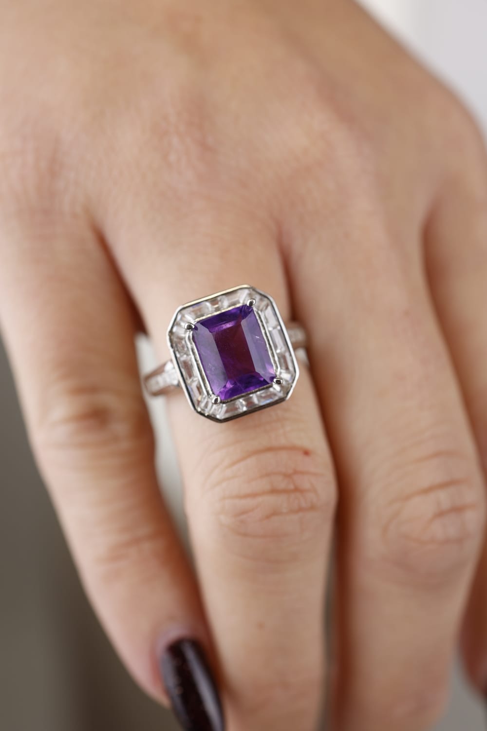 ✨ Anello “Luce d’Ametista” – Ametista Brasile 3,60 ct. Pezzo unico. 💎