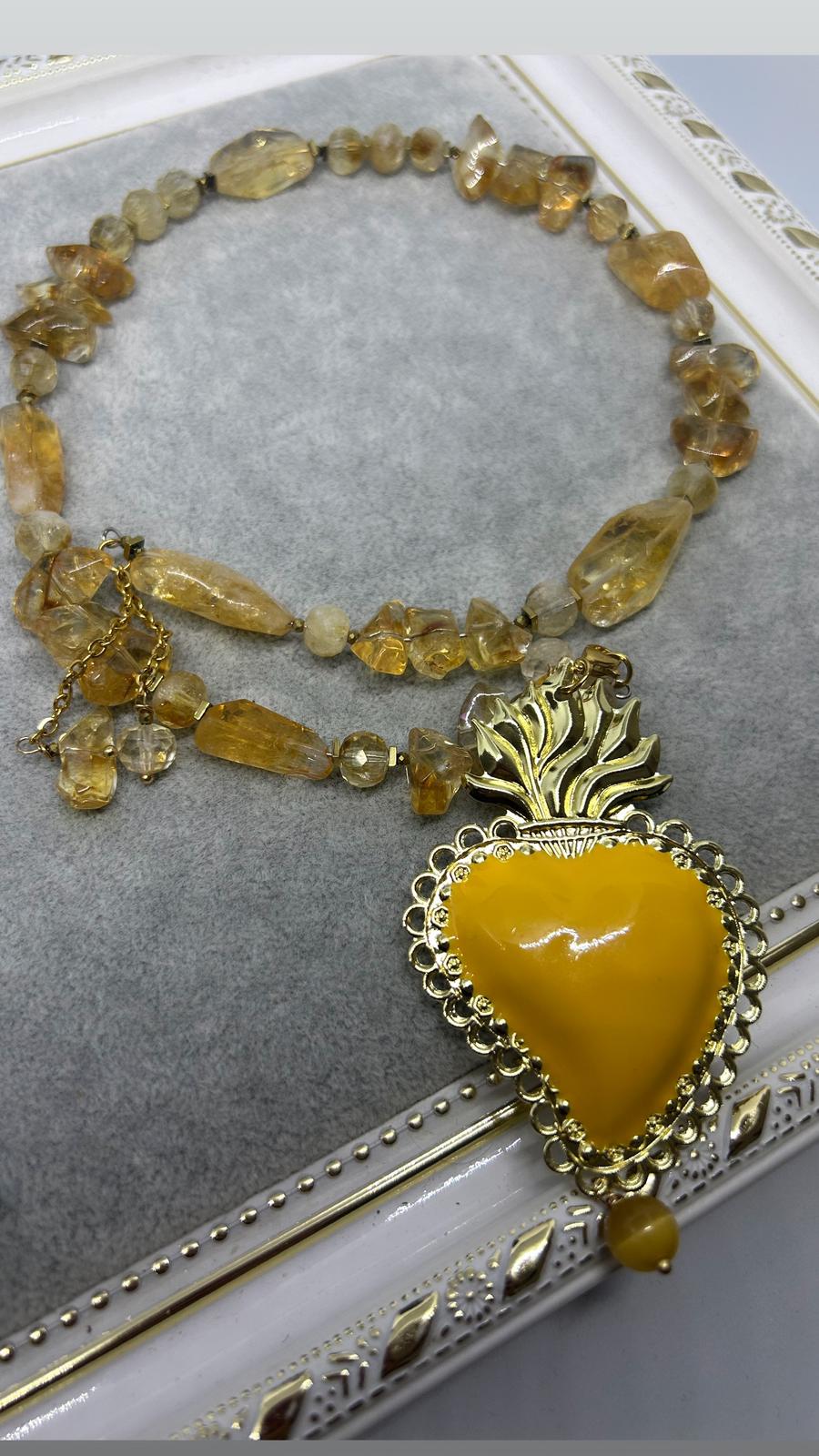 Cuore di Luce Eternity Quarzo Citrino | Firmato Lory